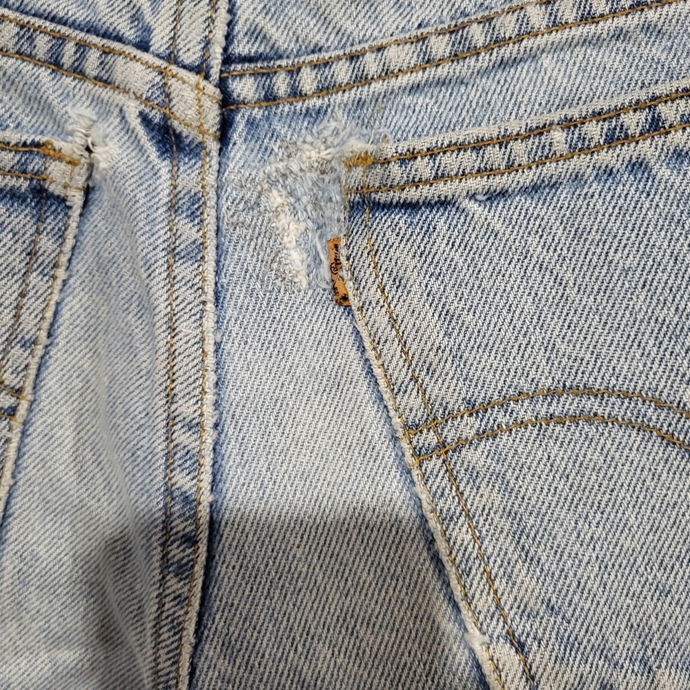 Vintage Levi's 550 Orange Tab Jeans Men's Size 28x30 Made in mexico - Picture 6 of 9